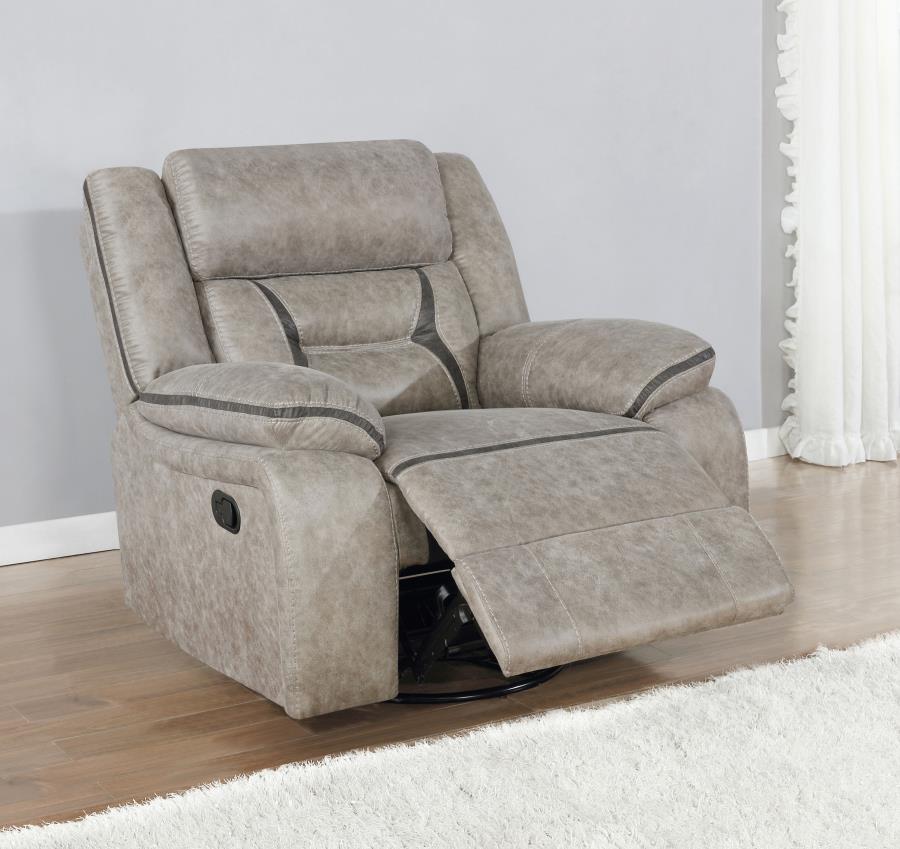 Tufted discount back recliner