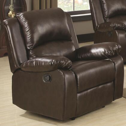 Brown Leatherette Recliner