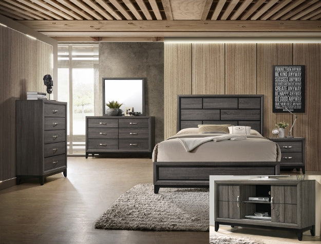 Akerson Grey Bedroom Set
