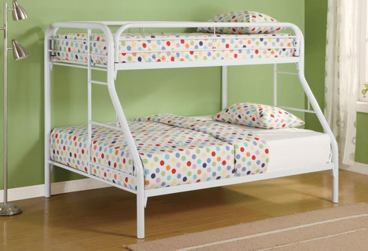 Morgan White Twin over Full Bunk Bed White