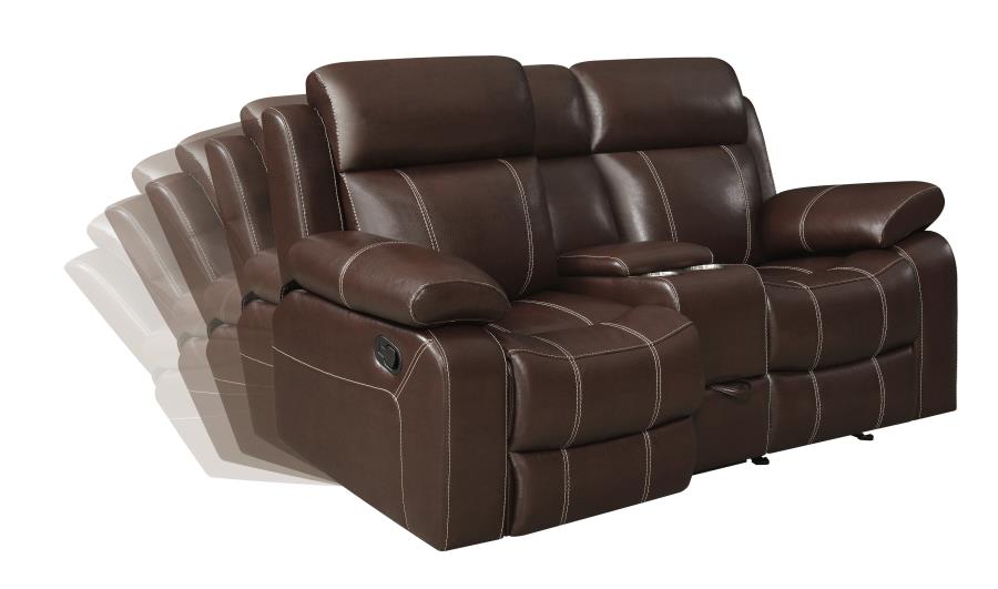 Chestnut Myleene Upholstered Tufted Living Room Sofa & Loveseat Set