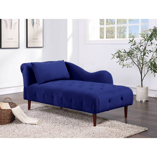 Royal Blue Chaise Lounge
