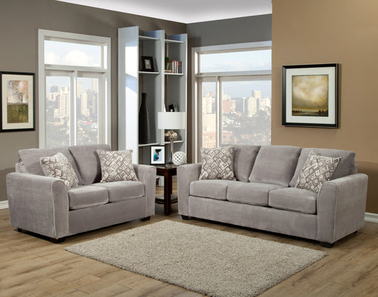 Linen Liberty Sofa & Loveseat Set