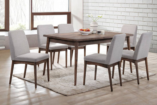 Grey & Brown Dining Table